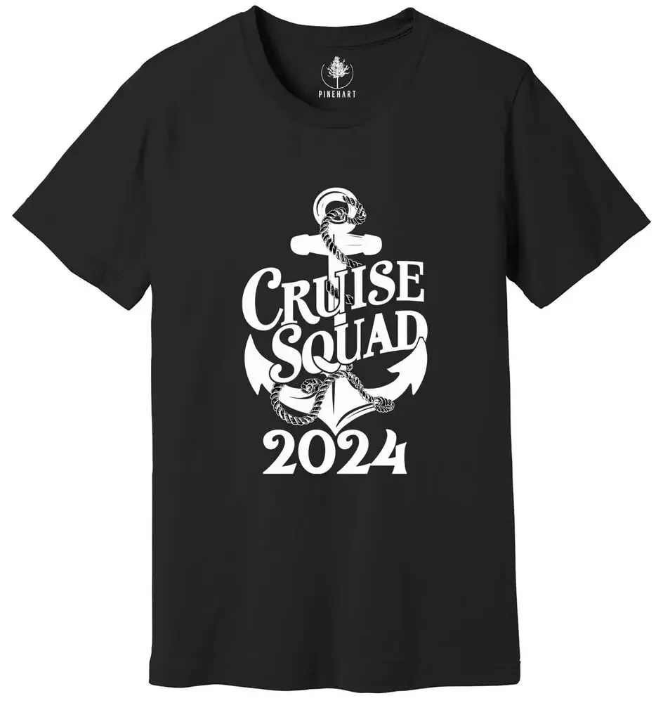 Cruise Squad, Family Cruise Shirts, Family Matching Vacation Shirts, 2024 Cruise   High Quality 100%Cotton Short Sleeve