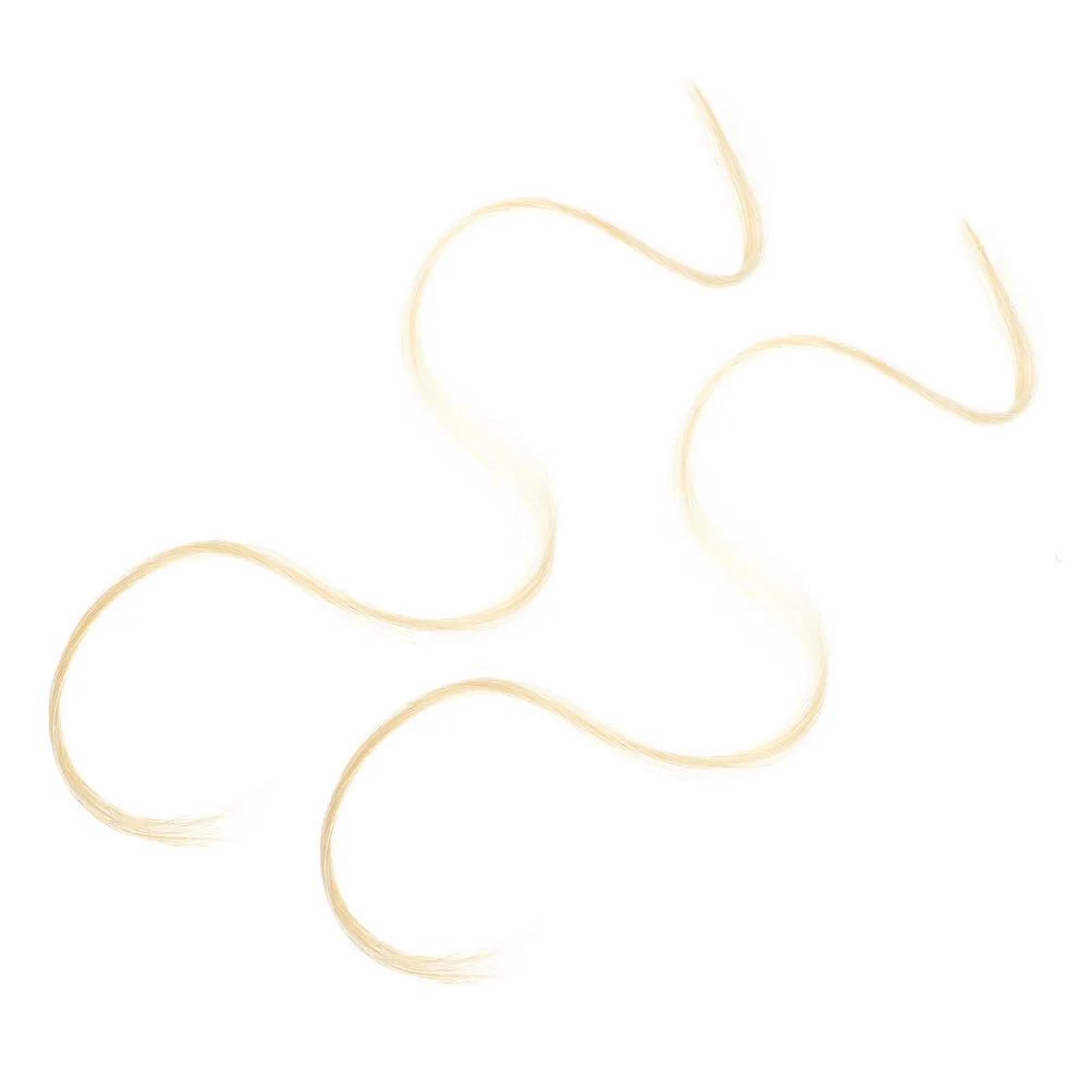 

2 шт. натуральных конских волос для смычков скрипки, высокая эластичность и износостойкость, для замены смычков музыкальных инструментов