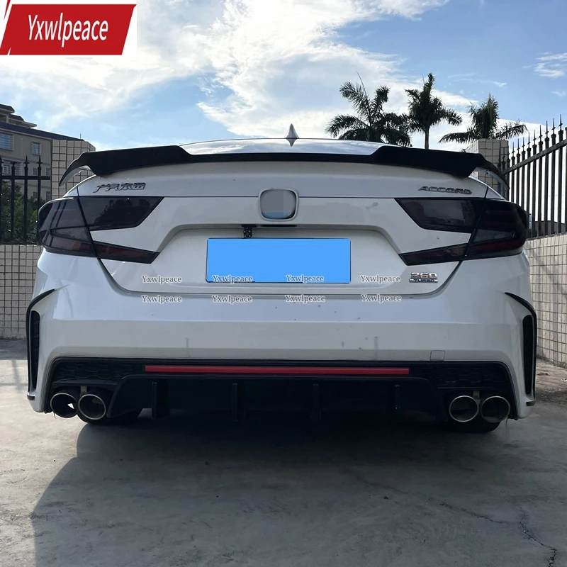 

For Honda 10th Accord 2018 2019 2020 2021 2022 High Quality ABS Plastic Rear Trunk Lip Spoiler Body Kit Accessories