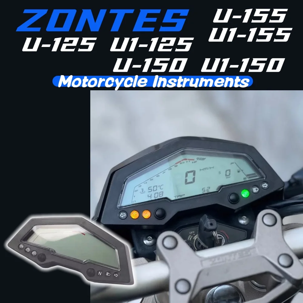 Para ZONTES U-125 U1-125 U-155 U1-155 U-150 U1-150 instrumento de motocicleta odómetro medidor de código accesorios de instrumentos electrónicos