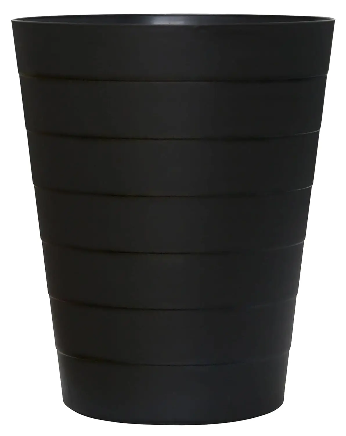 

Slim Round Plastic Small Trash Can Wastebasket 1.5Gallons Garbage Container Bin (B-Black, 1.5 Gallons)