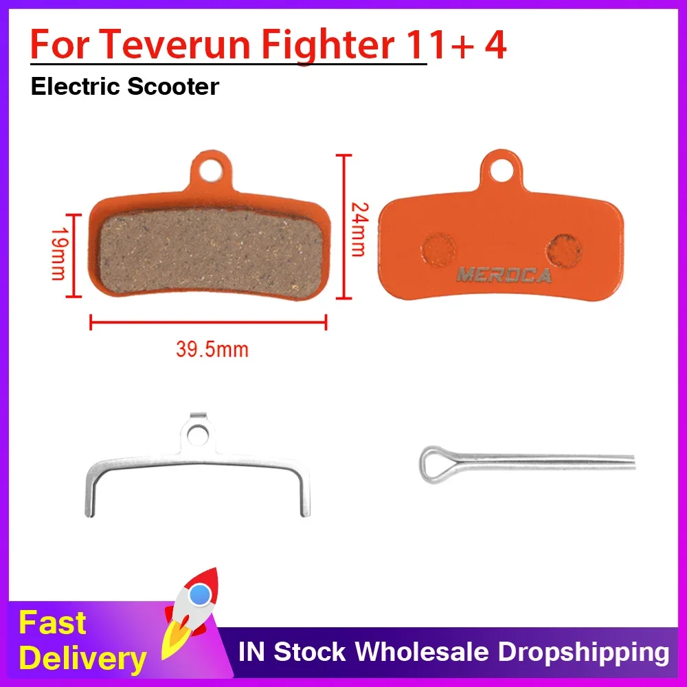 Electric Scooter Hydarulic Disc Brake Pads for 2024 Teverun 7260R Teverun Fighter 11+ 4  Brake Pad Wear-resistant Disc Brake Pad