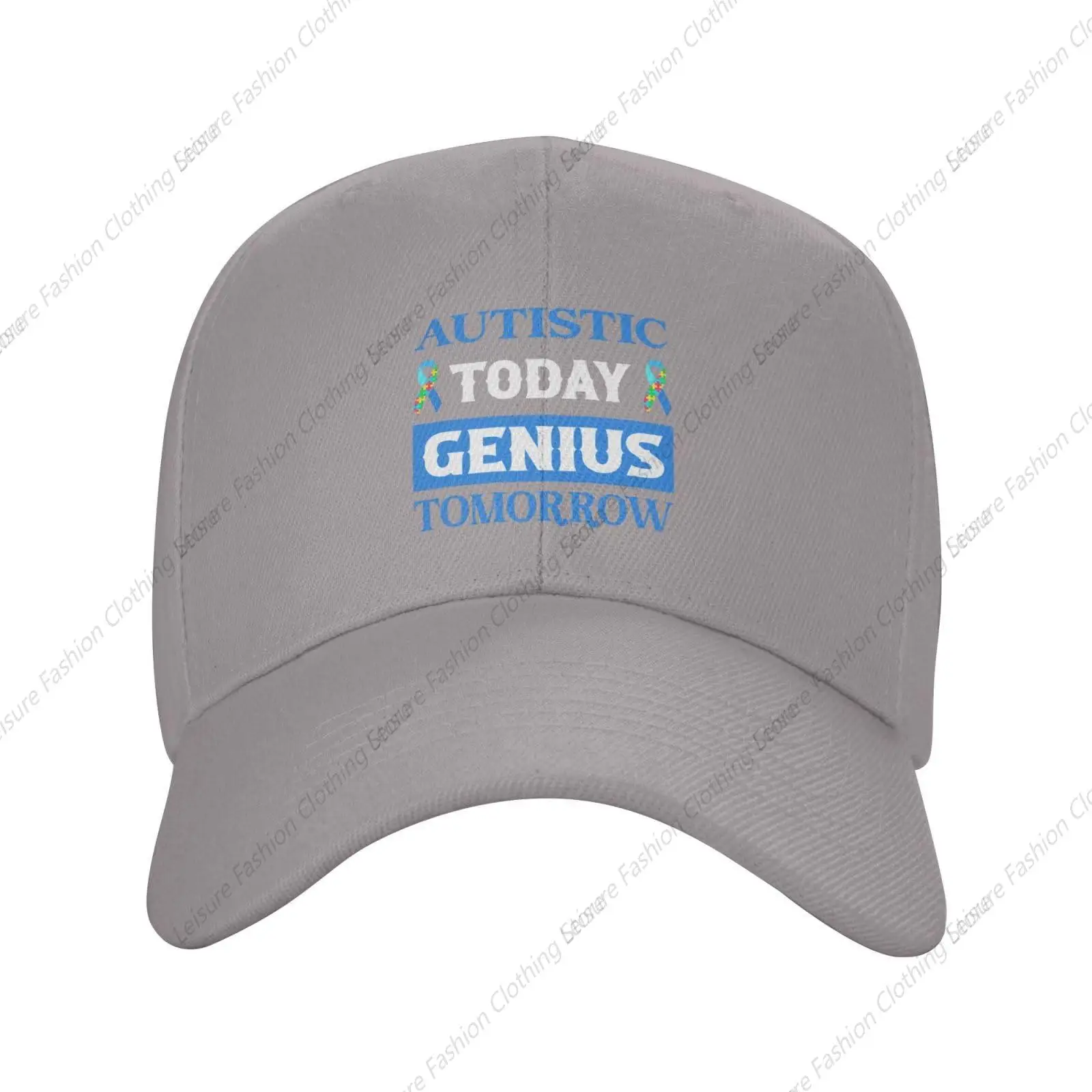 Autistic Today Genius Tomorrow Baseball Cap Women Men Hats Adjustable Trucker Sun Hat Dad Golf Caps