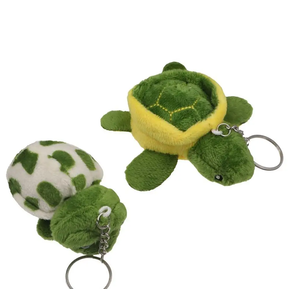 Toy Gifts Car Key Ring Ornaments Cartoon Design Korean Style Key Buckle Tortoise Pendant Women Key Holder Plush Key Chain