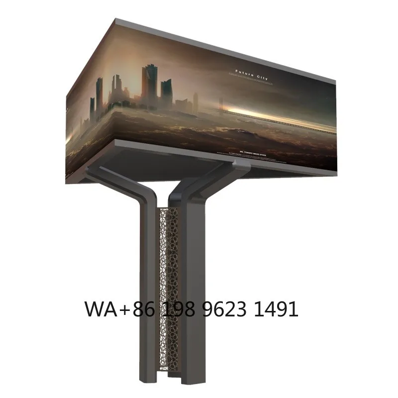 Three Sided Customized P6 LED Display High Brightness Structure Advertising Screen for Outdoor Commercial Promotion Signage