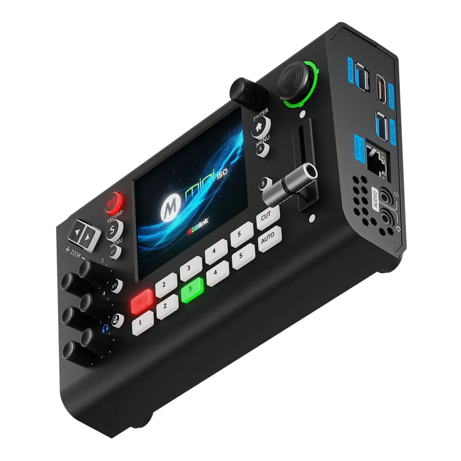 Rgblink mini-ISO 10-Channel All-in-One Video Switcher with 4K HDMI-compatible SDI input USB Output For Live Streaming Broadcast