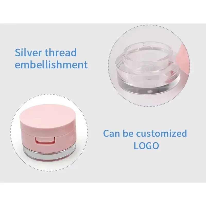 1 قطعة 3 جرام/5 جرام صندوق البودرة المحمولة حاوية مسحوق فارغة فضفاضة مع غربال مرآة المغربل التجميل جرة فضفاضة حاوية ماكياج السفر #6