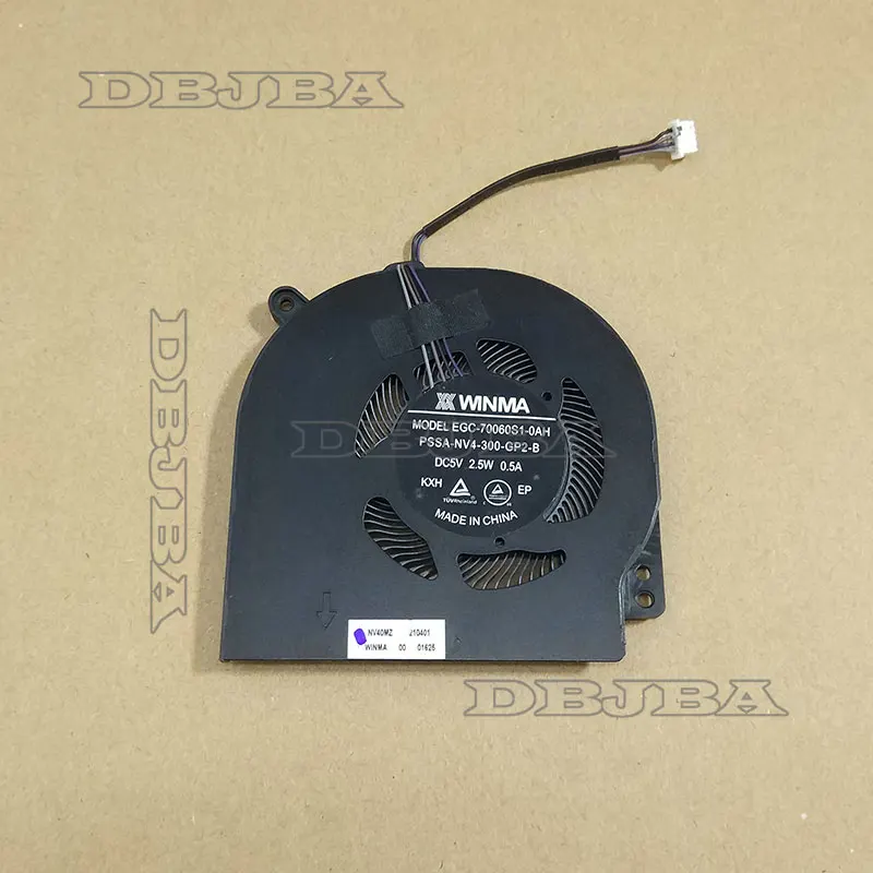 

Laptop cooling fan for WINMA EGC-70060S1-0AH PSSA-NV4-300-GP2-B 5V 2.5W O.5A fan