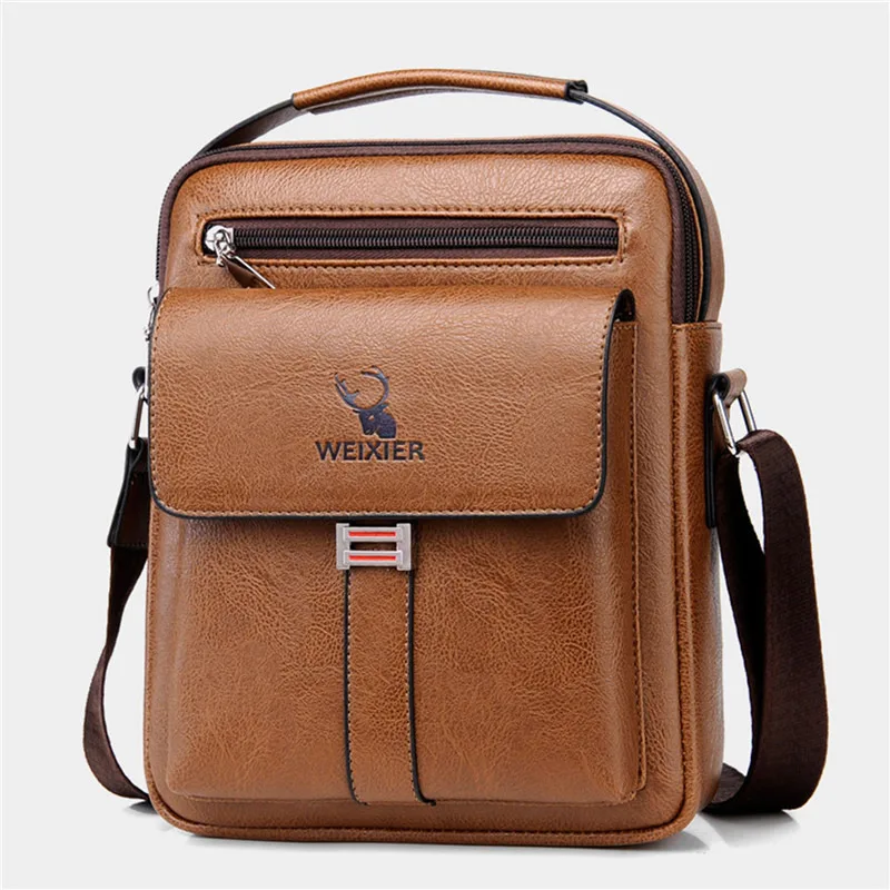 Business Backpacks For Men Waterproof PU Leather Laptop Bag Large Capacity USB Charging Rucksack Male Fashion Bagpack