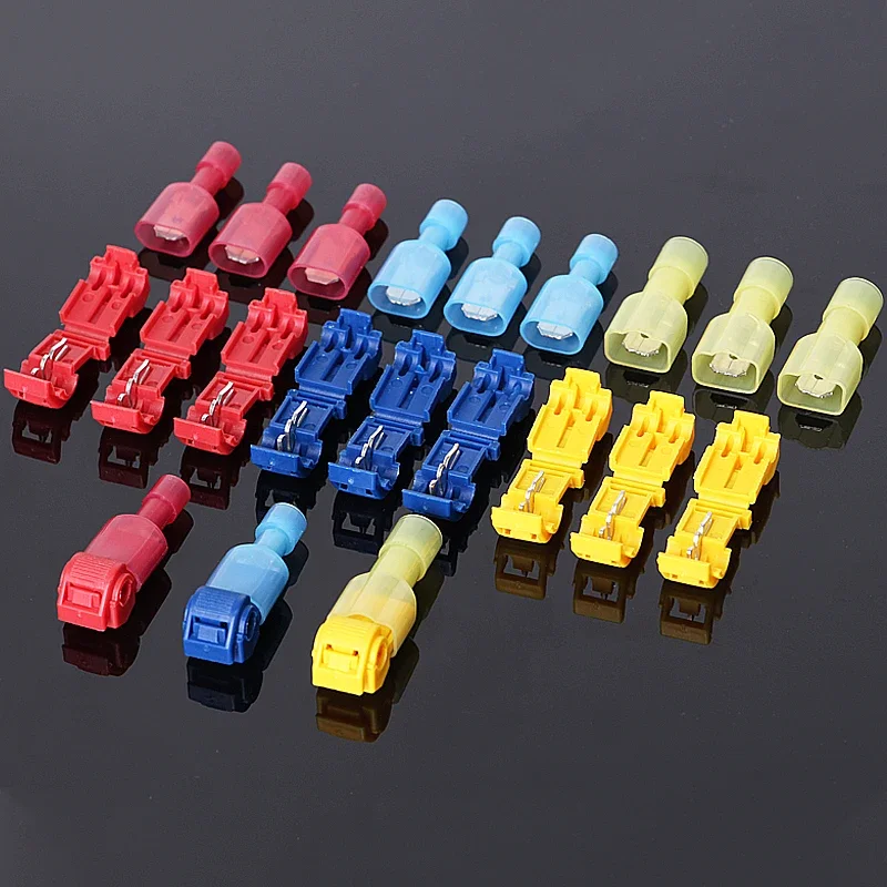 60PCS Quick Electrical Cable Connectors Snap Splice Lock Wire Terminal Crimp Wire Connector Waterproof Electric Connector