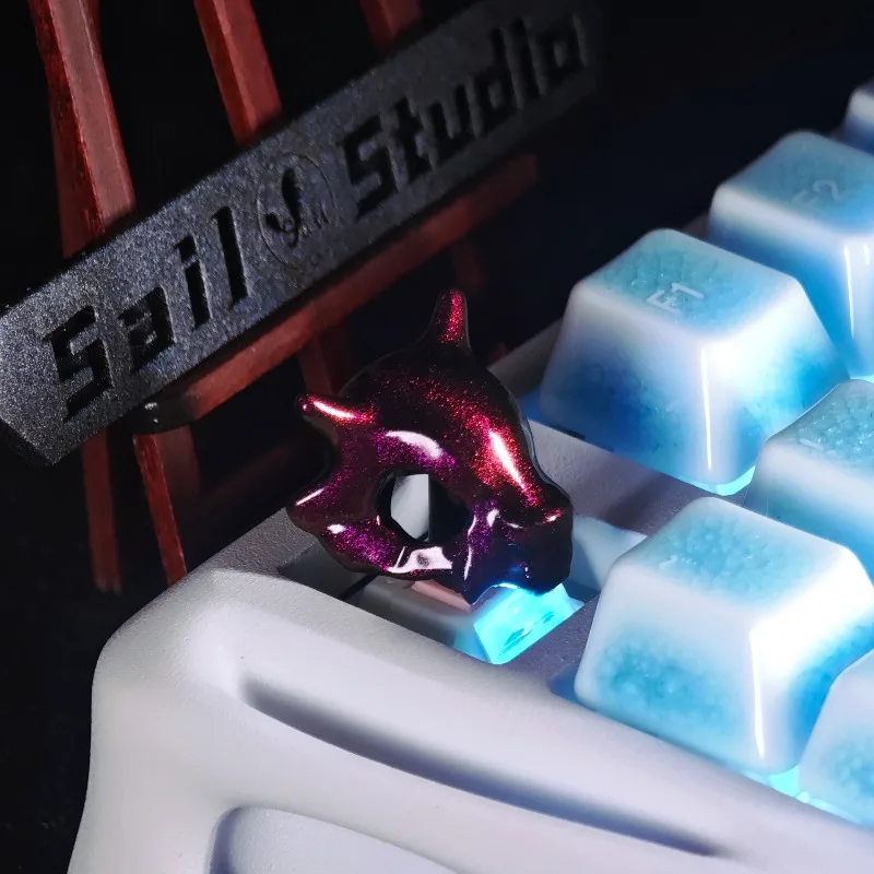 Skull ESC Keycaps مخصصة ثلاثية الأبعاد الطباعة الراتنج الإبداعية ورائعة قبعات المفاتيح لوحة المفاتيح لملحقات لوحة المفاتيح الميكانيكية هدية