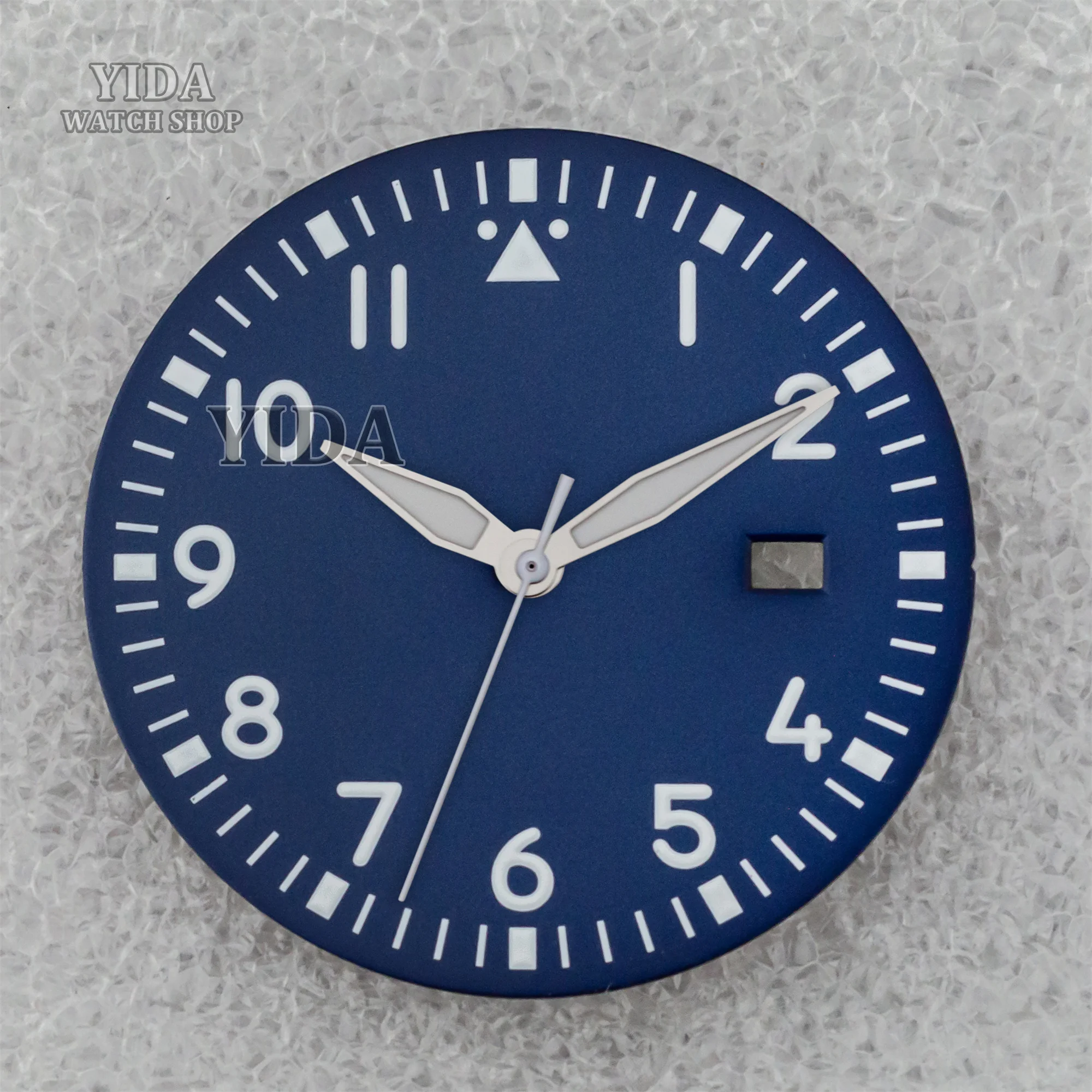 NH35 Watch Dial Hands 36mm Green Luminous Face Pointers for Mark XX fit NH35 NH36 Movement Watch Replacement Parts Accessories