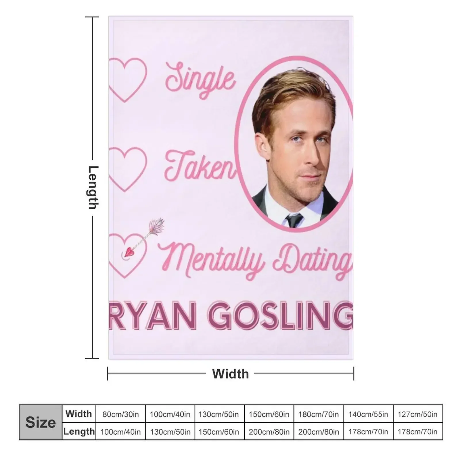 Mentally Dating Ryan Gosling Throw Blanket Heavy Blankets For Bed Thermals For Travel For Baby Blankets