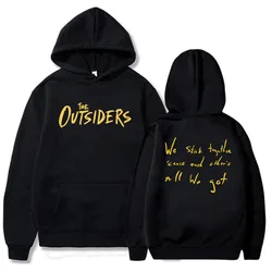 Film Printing The Outsiders Hoodies Women Clothes Sudaderas Para Mujer Hip Hop Unisex Streetwear Winter Hooded Pullovers Female