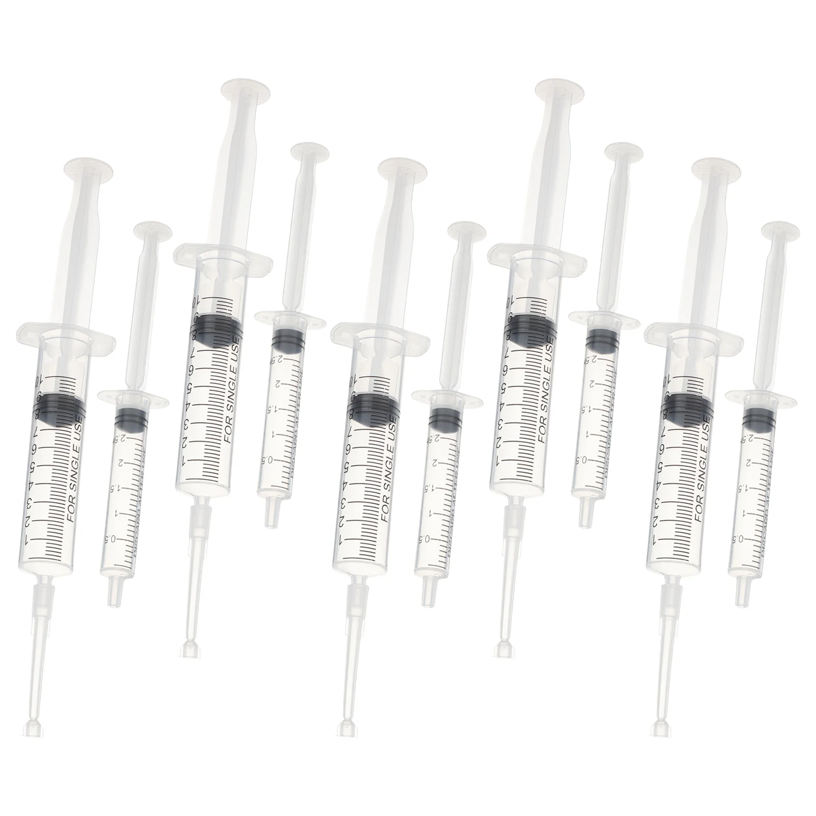 10 Pcs Perfume Dispenser Sealed Syringe Liquid Measuring Bottle Industrial Lab Transferring Liquids Plastic Medical Feeding