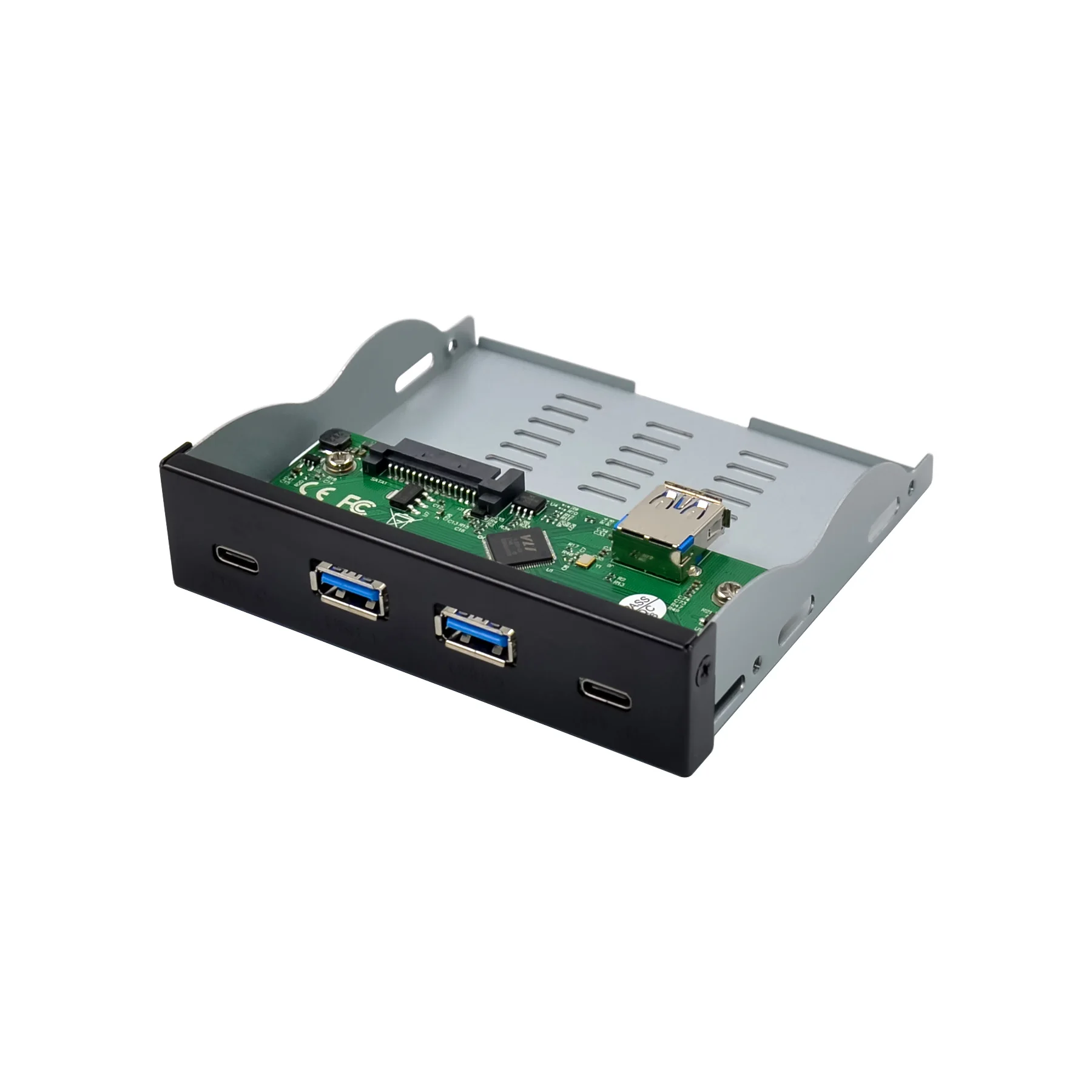 SUNWEIT ST662 Компьютерные аксессуары Передняя панель 4 порта 3,5 "передняя часть USB3.1 2A2C 820 USB-концентратор Разветвитель Внутренний комбинированный кронштейн Адаптер