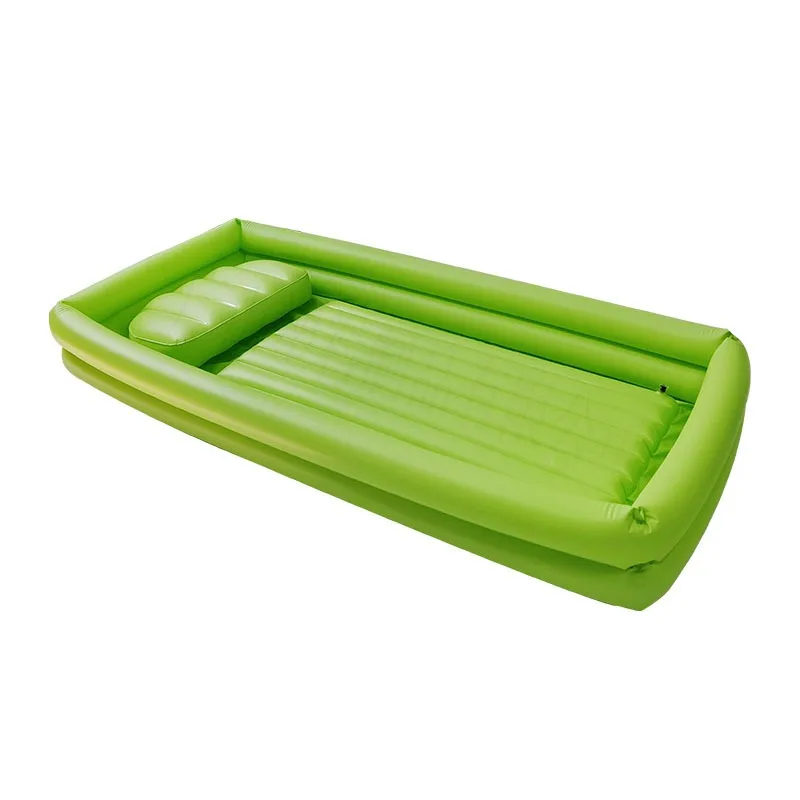 Elderly Care Inflatable Bathtub with Soft Air Pillow Shower Assistive Bedridden Patients Bath Basin PVC Wash Bath Tub