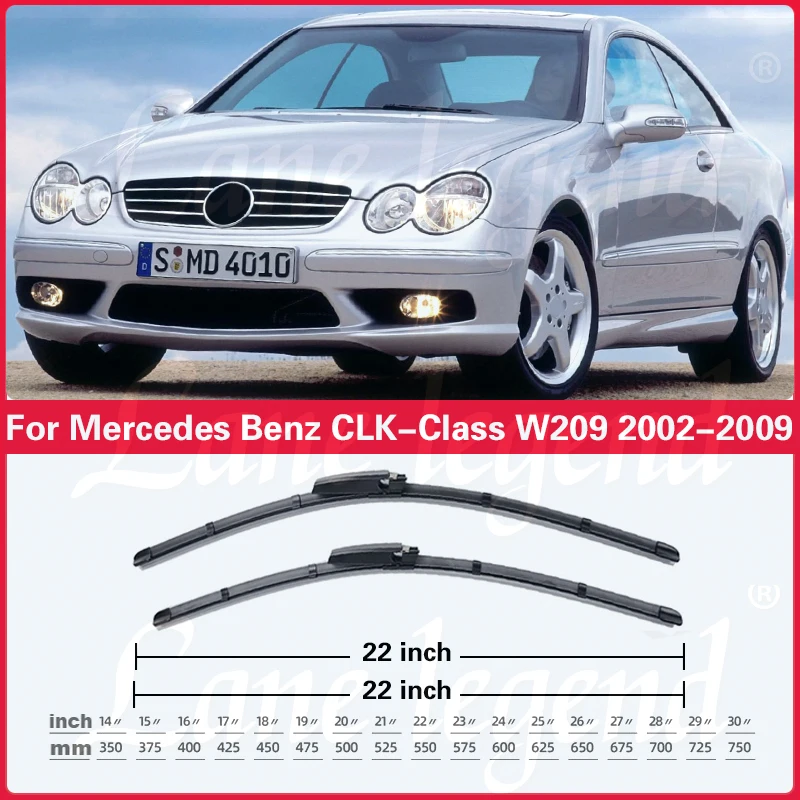 For Mercedes Benz CLK-Class W209 C209 CLK 200 240 270 280 320 350 500 550 55 63 AMG 22\