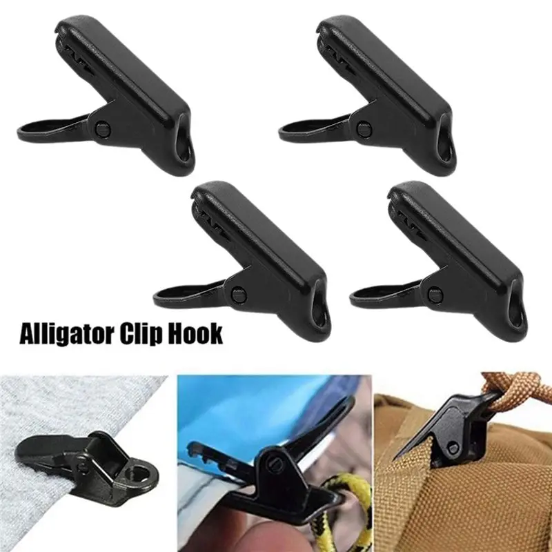ABMS-100Pcs Sail Tarp Clips Secures Clamp With Strong Lock Grip For Outdoor Camping,Tent,Awning,Banner Tighten Hardware Kit