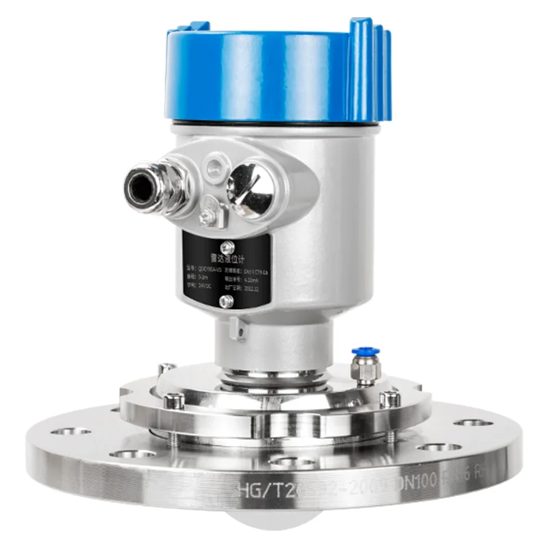 80GHZ Radar Level Meter 0-120m 0-60m 0-50m Radar Level Sensor 4-20mA Hart RS485 DC24V G1.5" G3.5" Radar Level Detector Tool