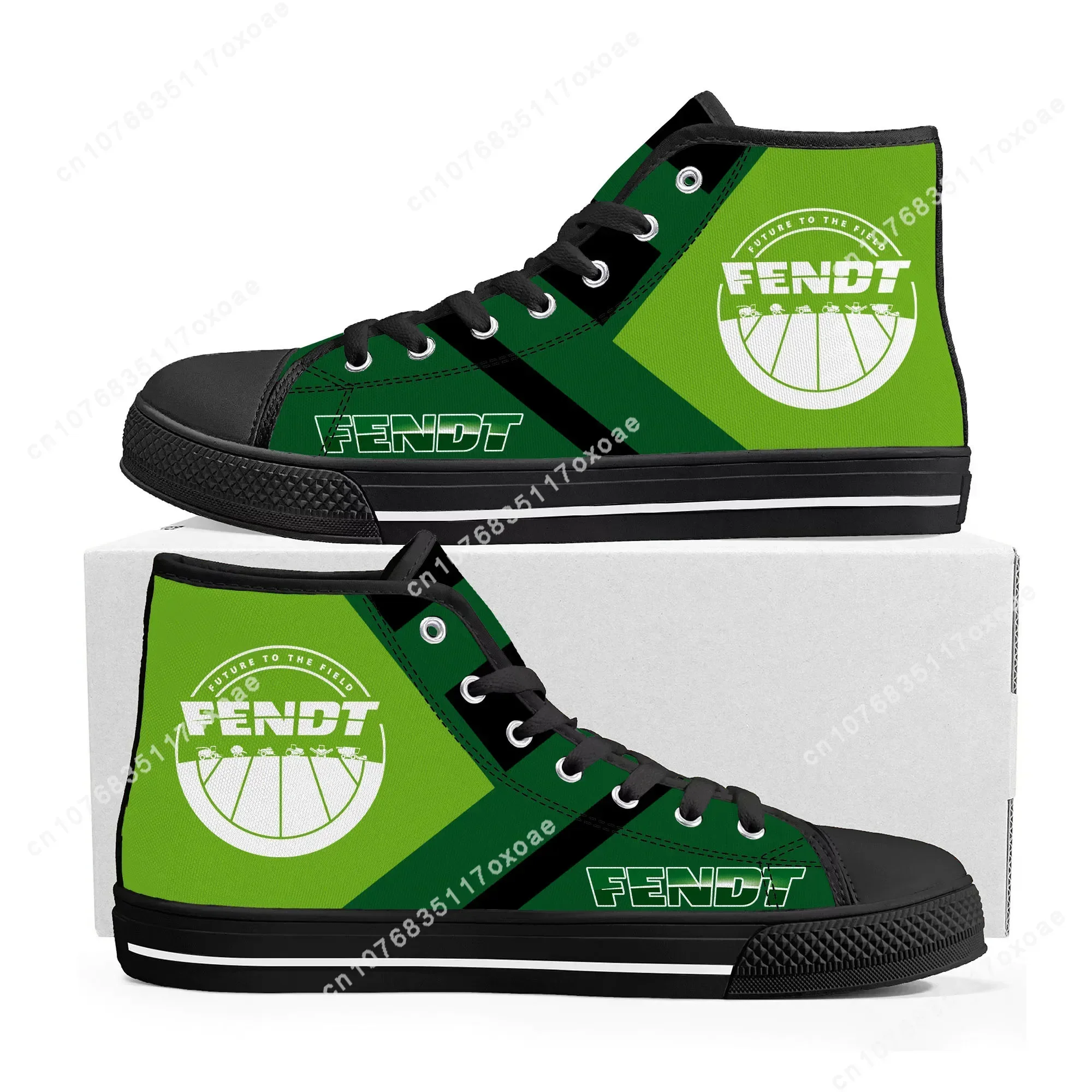 Fendt shoes High Top Sneakers Mens Womens High Quality Canvas Sneaker couple Casual Shoe Customize Shoes
