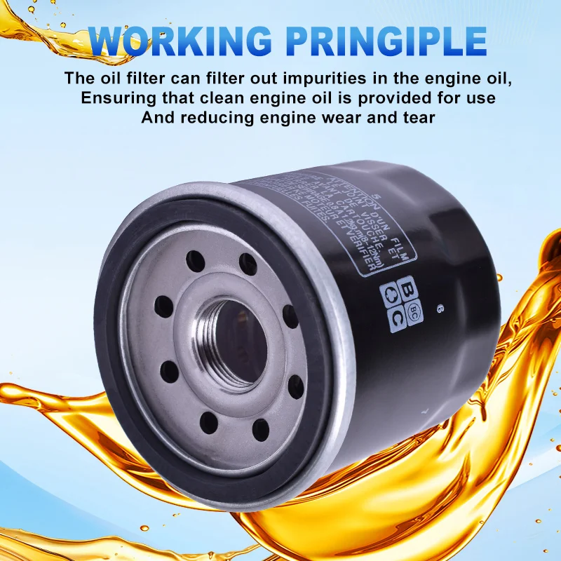 204 Motorcycle Oil Filter for Yamaha Side X Side YXC700 VDX YXE700 WDX YXF850 WPA YXZ1000 Viking YXZ1000 Viking EPS SE