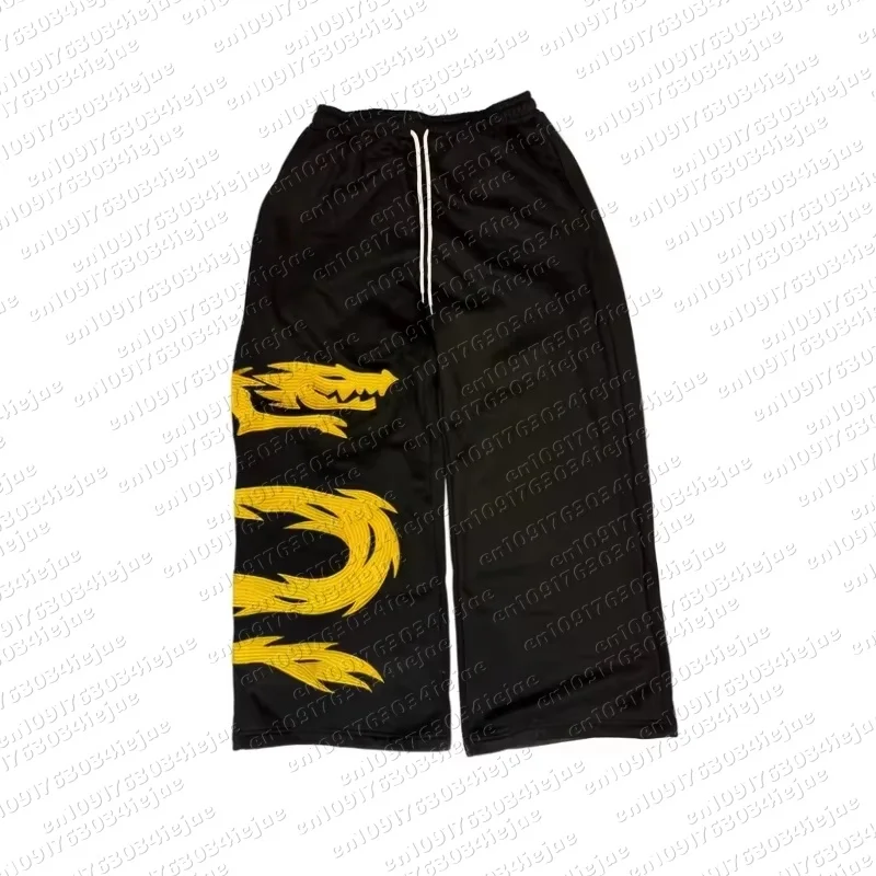 2026 Sommer Neue Modetrends High Street Kosmetik-Print Weite Hosen Trendige Alltags-Streetwear für Damen und Kinder Modisch – Detail 5
