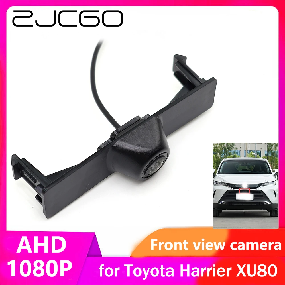 

ZJCGO AHD CVBS 1080P 170° Car LOGO Parking Front View Camera for Toyota Harrier XU80 2021 2022 2023 2024