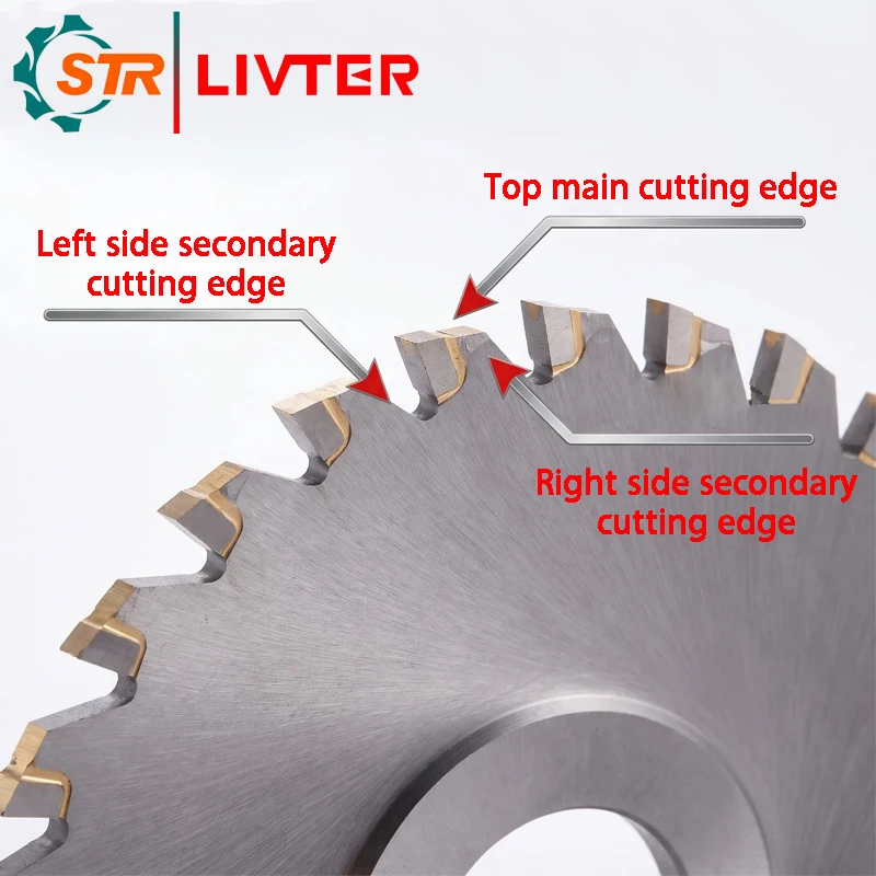 Hard alloy saw blade, metal milling, Zhuzhou tungsten alloy, slotting, cutting, three-sided milling cutter