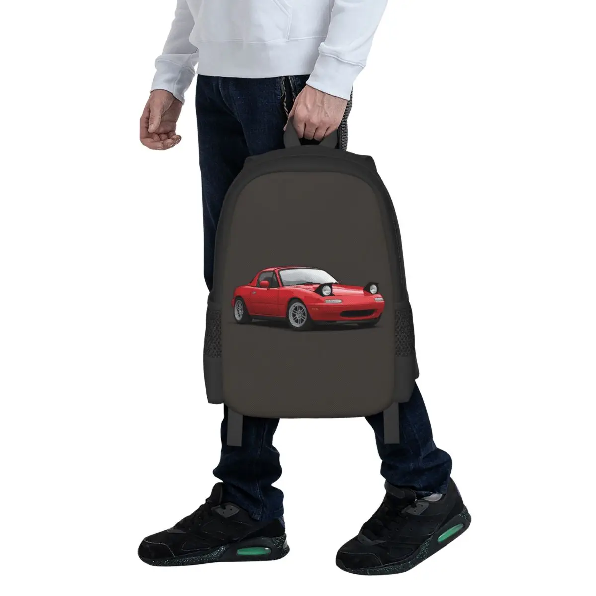 

Mx5 Miata Na Mk1 Illustration Student Backpack School Bag Hiking Travel Daypack for Boys Girls Fashion Bookbag Shoulder Bags