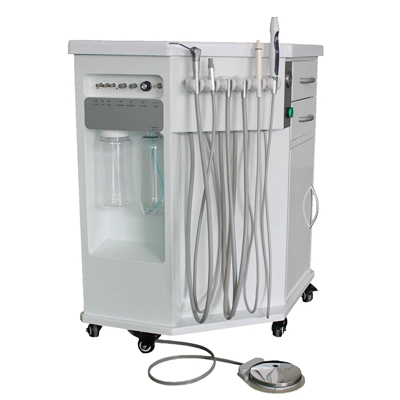 GU-P212 CE Approval Mobile Dental Treatment Unit with Side Cabinet 110V-240V