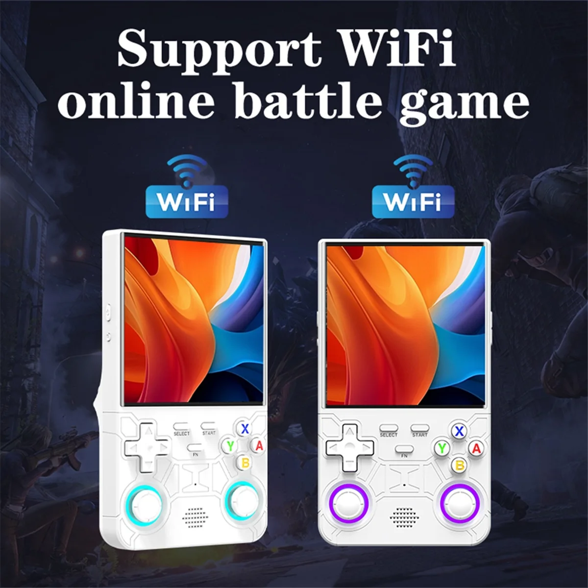 2025+R36 Ultra Retro Handheld Video Game Console 128GB 20000+ Games 4.0 Inch Screen 3D Joystick Linux Portable Game Player A