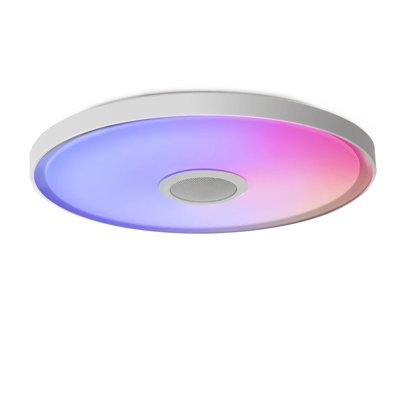 Morden Tuya Smart RGB Deckenleuchte mit Lautsprecher 45W Dimmbare Fernbedienung APP Steuerung Runde Lampe Für Wohnzimmer Schlafzimmer hause Decora