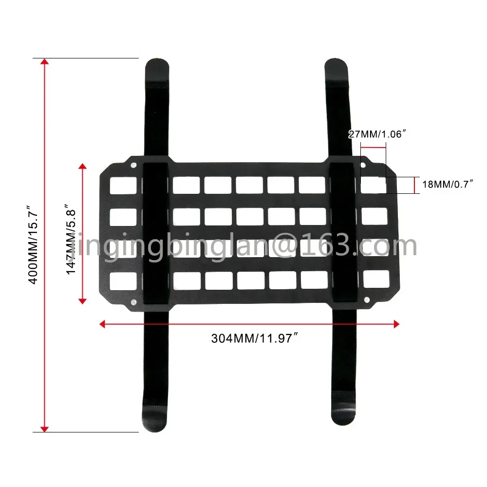 Auto modification accessories, tactical vehicle hanging panels, sun visor storage, multi-functional interior modification