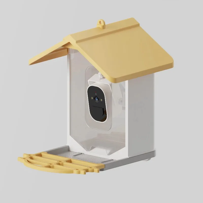 

4MP HD Smart Bird Feeder with PIR Sensor & Cloud Alerts Solar Powered Bird Camera Feeder Outdoor
