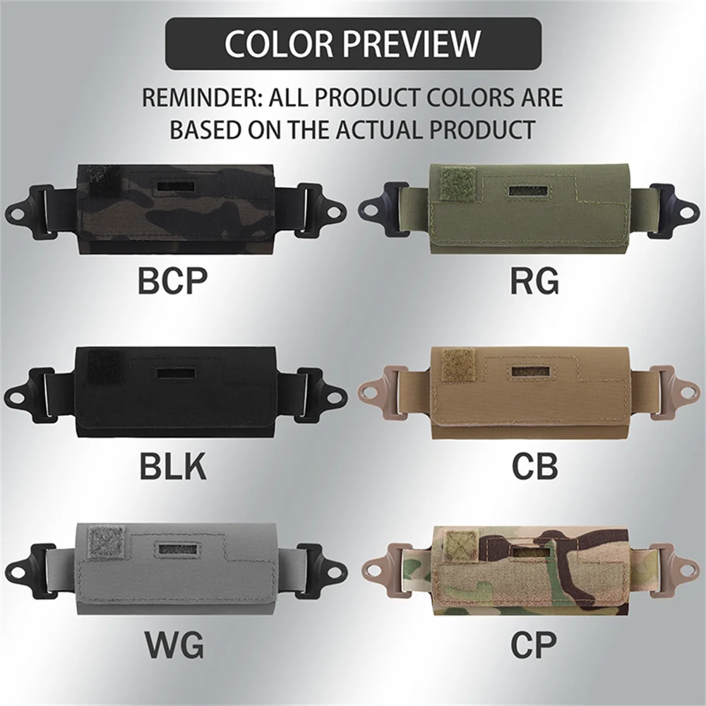 Helm Gegengewicht Tasche Taktische Helm Balance Gegengewicht Tasche Batterie Tasche für Airsoft Helme Zubehör – Detail 9