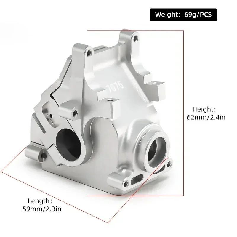 7075 Aluminum Gearbox Case Housing for ARRMA 1/8 6S KRATON Typhon SENTON TALION 1/7 Infraction Limitless Mojave Upgrade Parts - view 5