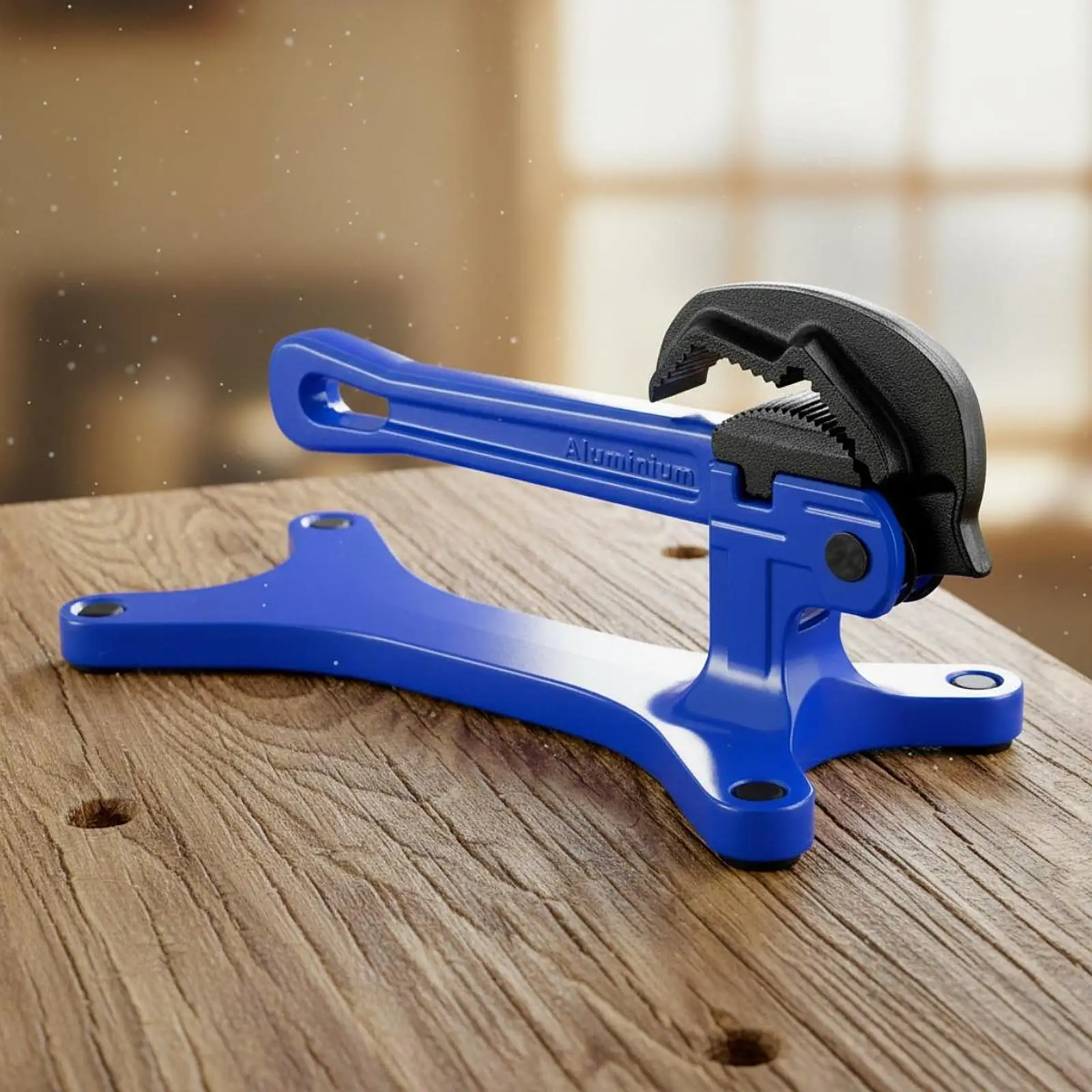 Heavy Duty Pipe Vise Lightweight Aluminum Handheld Clamp Adjustable Pipeline Support for Workshop Use