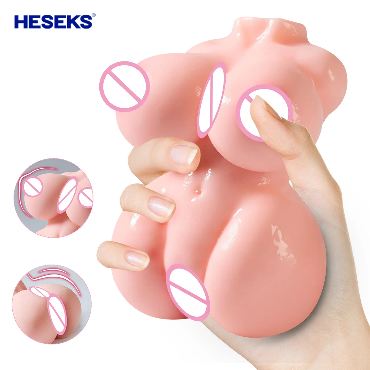 HESEKS Adult Sex Doll Male Masturbators Lifelike Pocket Pussy Love Dolls for Men with 3D Realistic Pussy Masturbation 18+