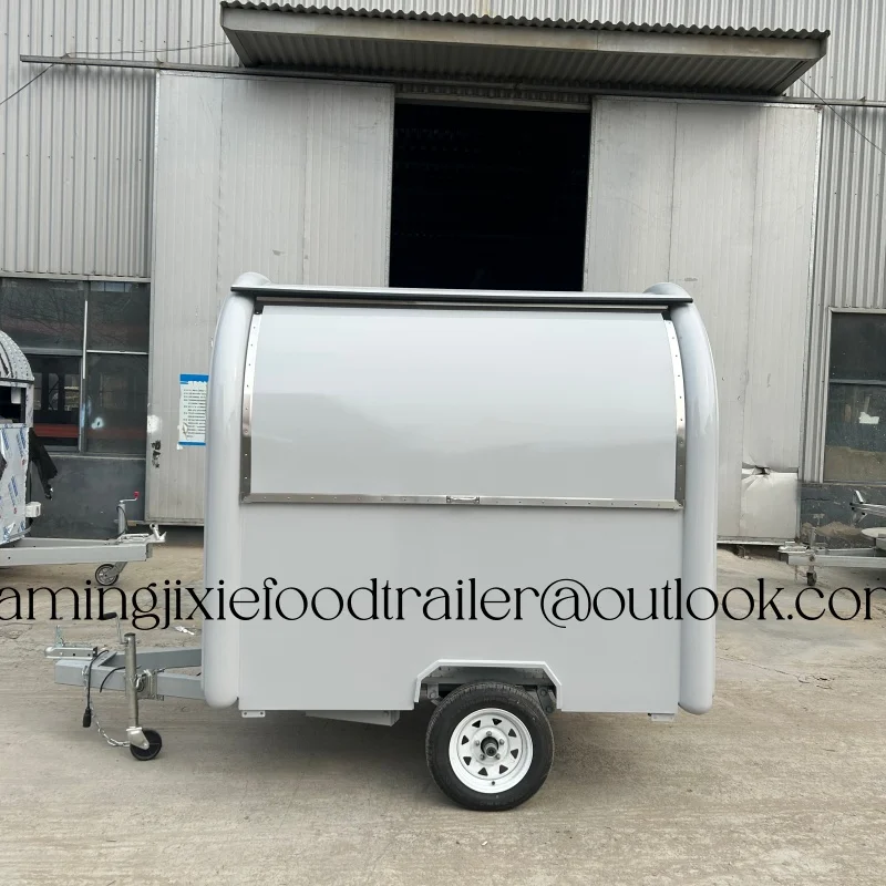 

Custom Mobile Juice Beer Beverage Bar Coffee Ice Cream Truck Snack Food Trailer Hot Dog Cart with Grill and Deep Fryer