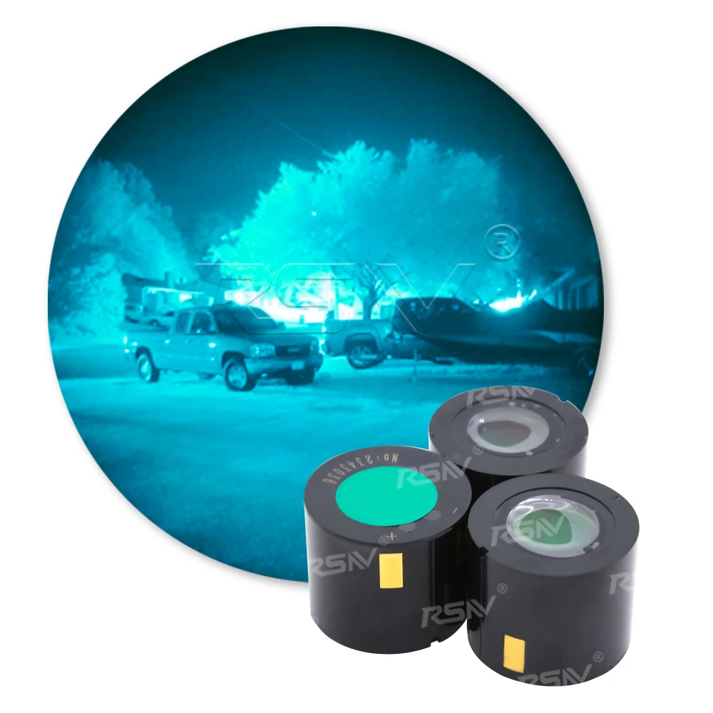 

RSNV Real Gen3 GaAs MX10160 PVS 14 PVS31 Night Vision Tube P45 White Phosphor Manual Gain FOM1600+ IIT