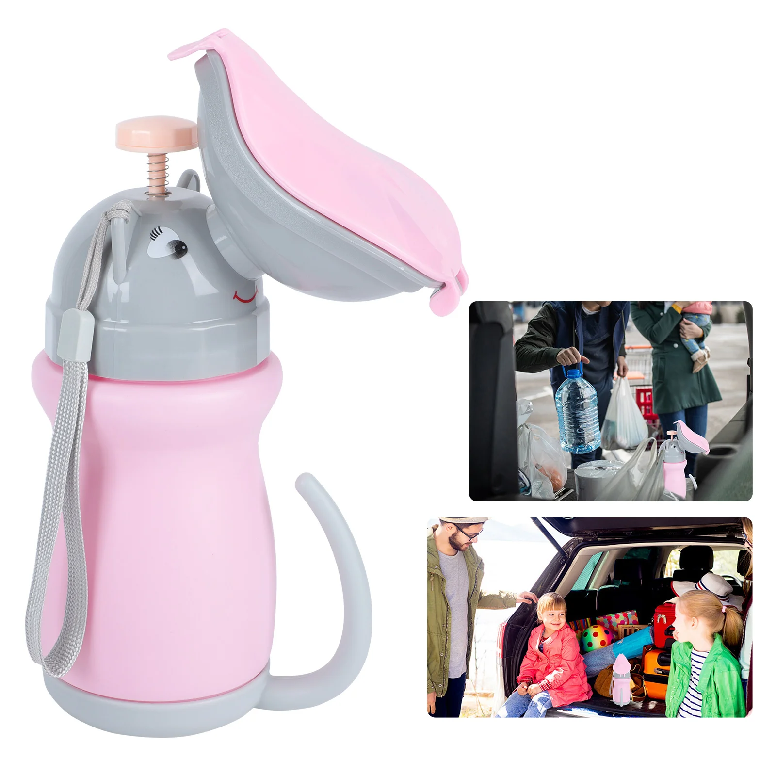 1 pièces léger ABS PP Portable pour les tout-petits voiture d'urgence enfants urinoir réutilisable pot de voyage excellente étanchéité facile à nettoyer