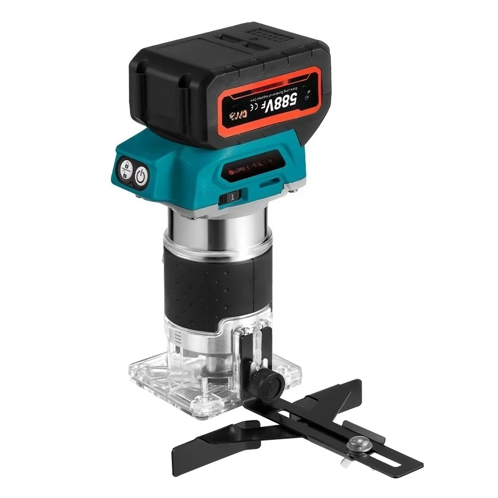 

Fast Compact Power Router Woodworking Tools Electric Wood Router Device that can carve patterns on wood surfaces