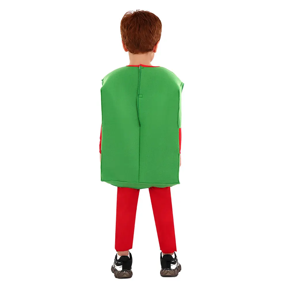 Bambini ragazzi ragazze Costume Cosplay regalo di natale albero di natale giochi di ruolo abiti Fantasia Halloween travestimento vestito