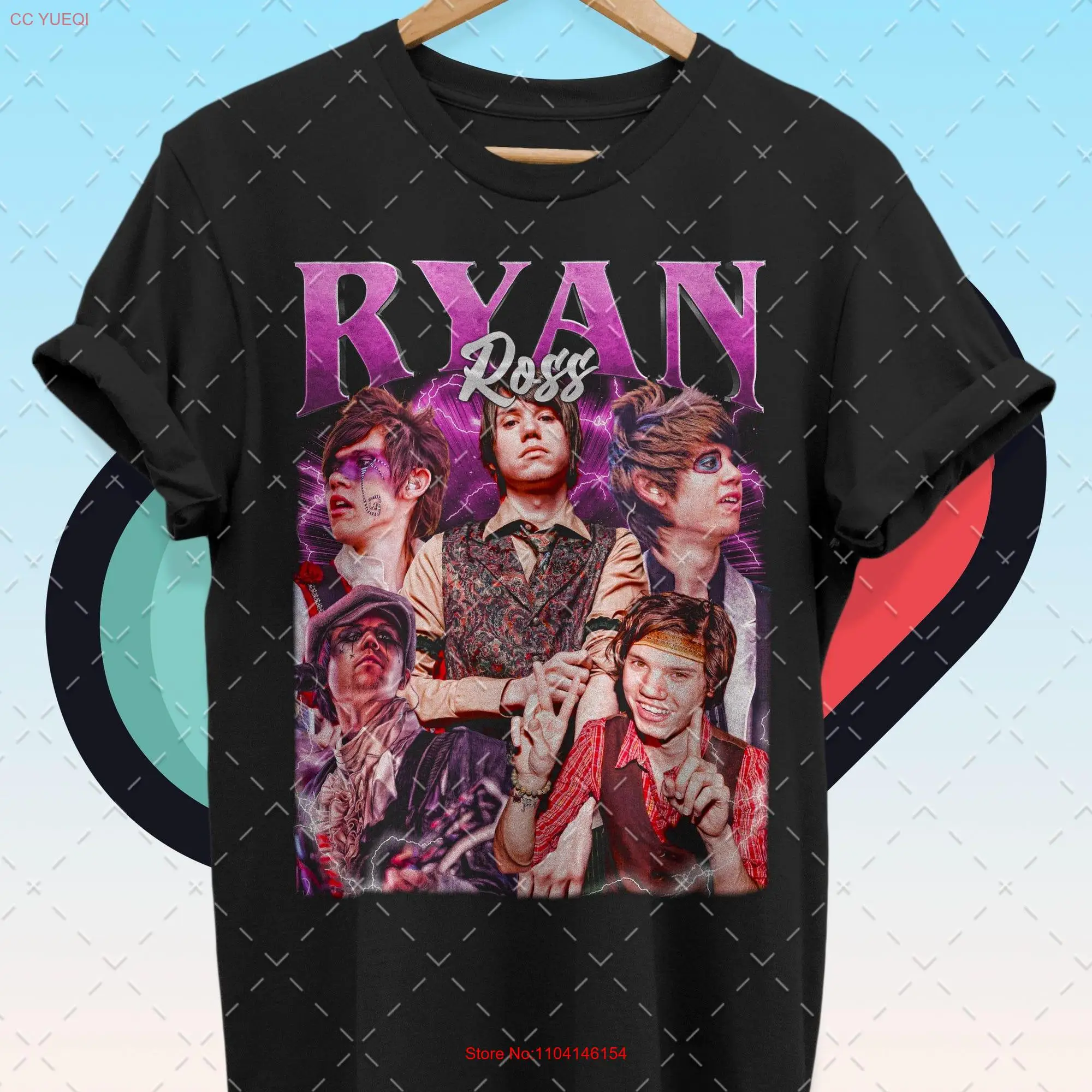 Limited Ryan Ross Vintage T Shirt Movies Retro 90's Fans Homage For Women and Men long or short sleeves