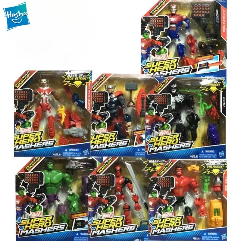 Figura de acción original de Hasbro Marvel Legends Series RED HULK/HULK/FALCON/VENOM, regalo
