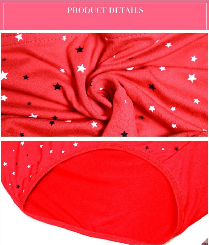 Cheap Wholesale 10Pcs/lot Modal Pentagram Pattern Underwears Women Panties Plus Size 7XL Cotton Lingeries Lady\'s Briefs