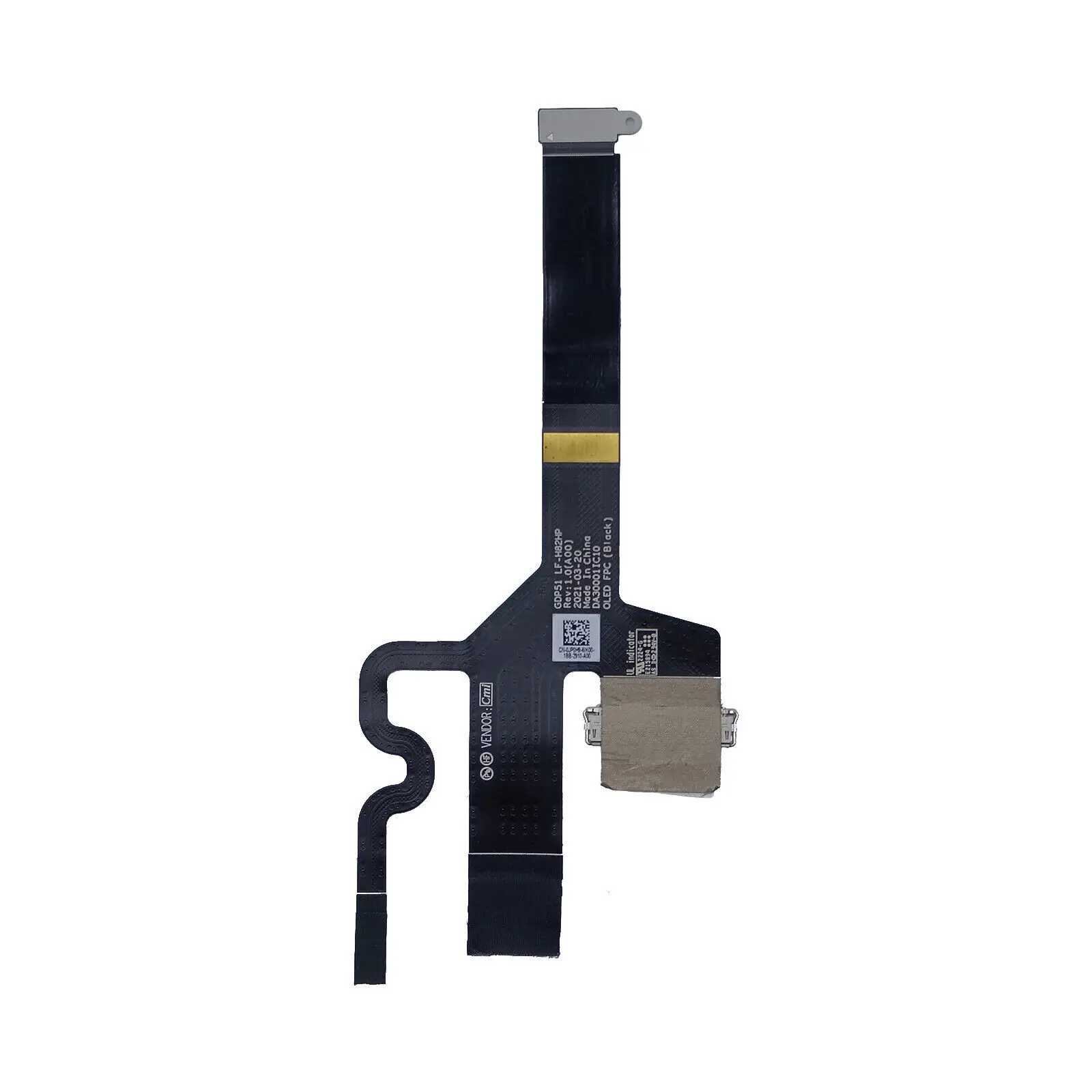 

0JP0H9 JP0H9 Для DELL XPS 15 9510 ЖК-дисплей OLED FPC-кабель GDP51 LF-H82HP DA30001IC10
