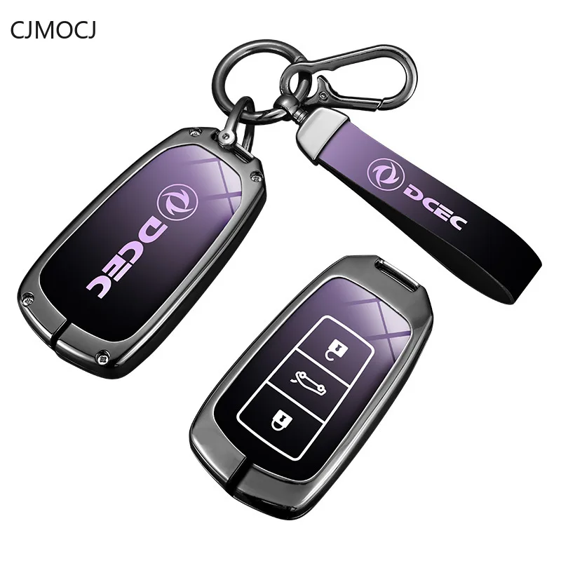 Premium Zinc Alloy Key Cover Case for Dongfeng Aeolus Yixuan/AX7/MAX/GS - Protective Key Fob Shell Keybag