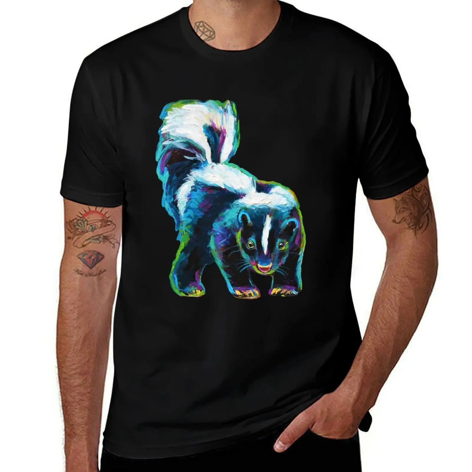 Skunk by Robert Phelps T-Shirt Construction Work Tee Shirt T-Shirt